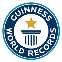 rundes Logo von Guinness World Record