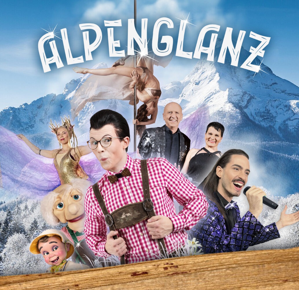 Fotomontage für die Gala Alpenglanz